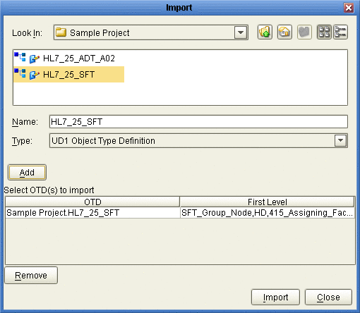 Import Message Library Segment