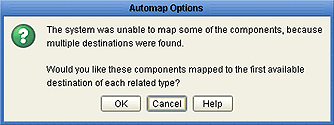 Image of Automap Options dialog box.