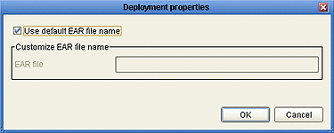 Image of Deployment Properties dialog box.