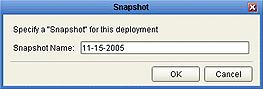 Image of Snapshot dialog box.