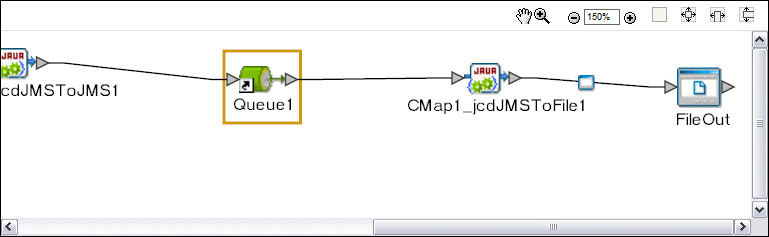 Screen capture of a Connectivity Map and the toolbar.