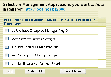 Available Management Applications