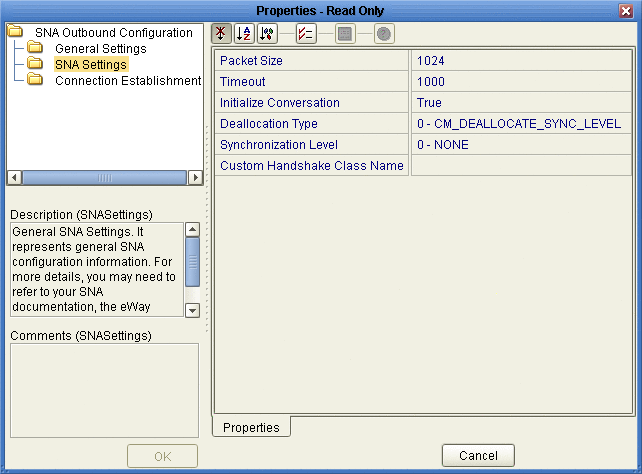 Outbound Connectivity Map Properties