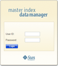 Figure shows the login page of the MIDM.