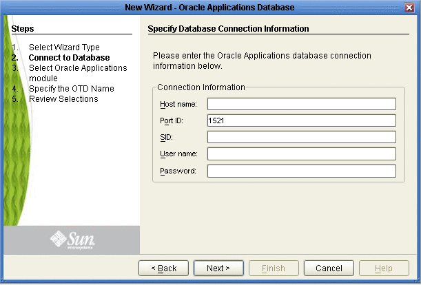 Database Connection Information