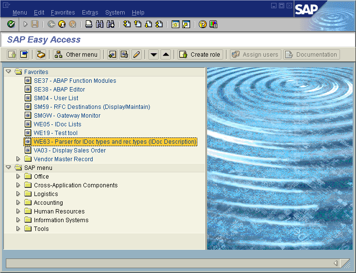 SAP Easy Access