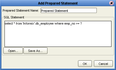Prepared SQL Statement