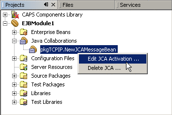 Configuring a TCP/IP JCA Adapter Instance