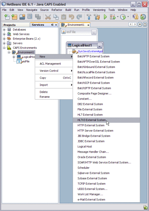 HL7V3 External System