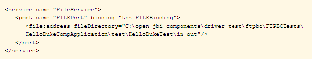 WSDL Service Element