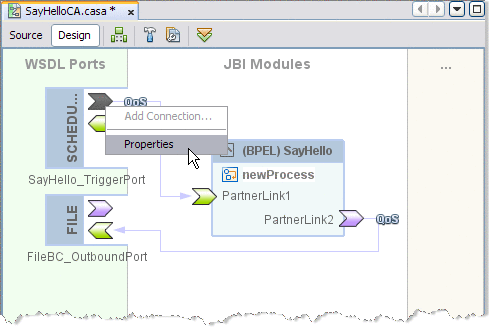 Image shows the CASA Editor as described in context