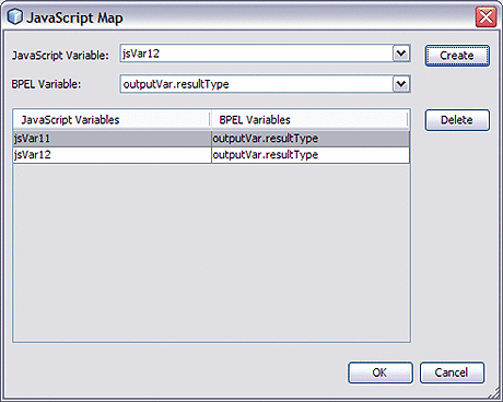 Image shows the JavaScript Editor Input dialog box