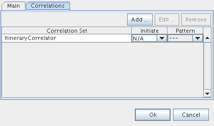 Correlations Tab