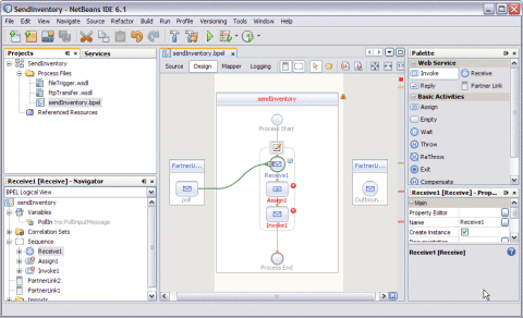 Receive Edit Map