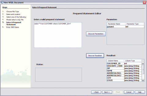 Discover Parameters and Resultset