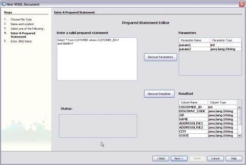 Prepared Statement — Parameters