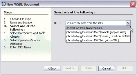 Select URL