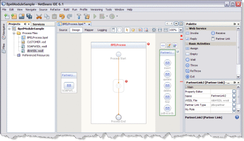 db WSDL BPEL Created