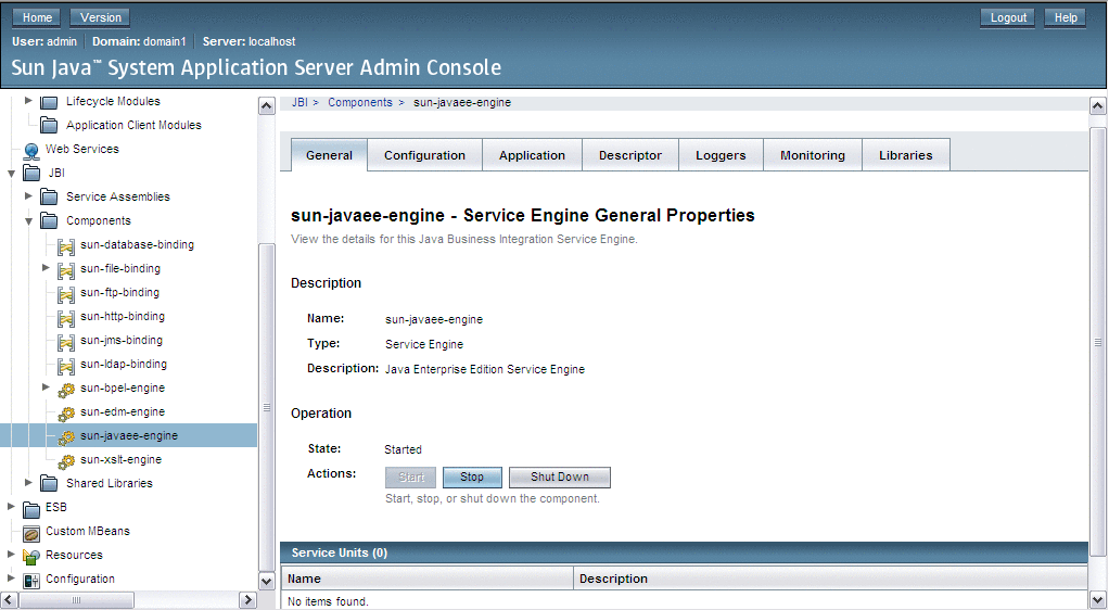 Java EE Service Engine General Properties