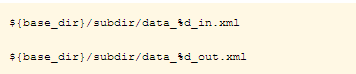 Environmental Variable Using %d Pattern