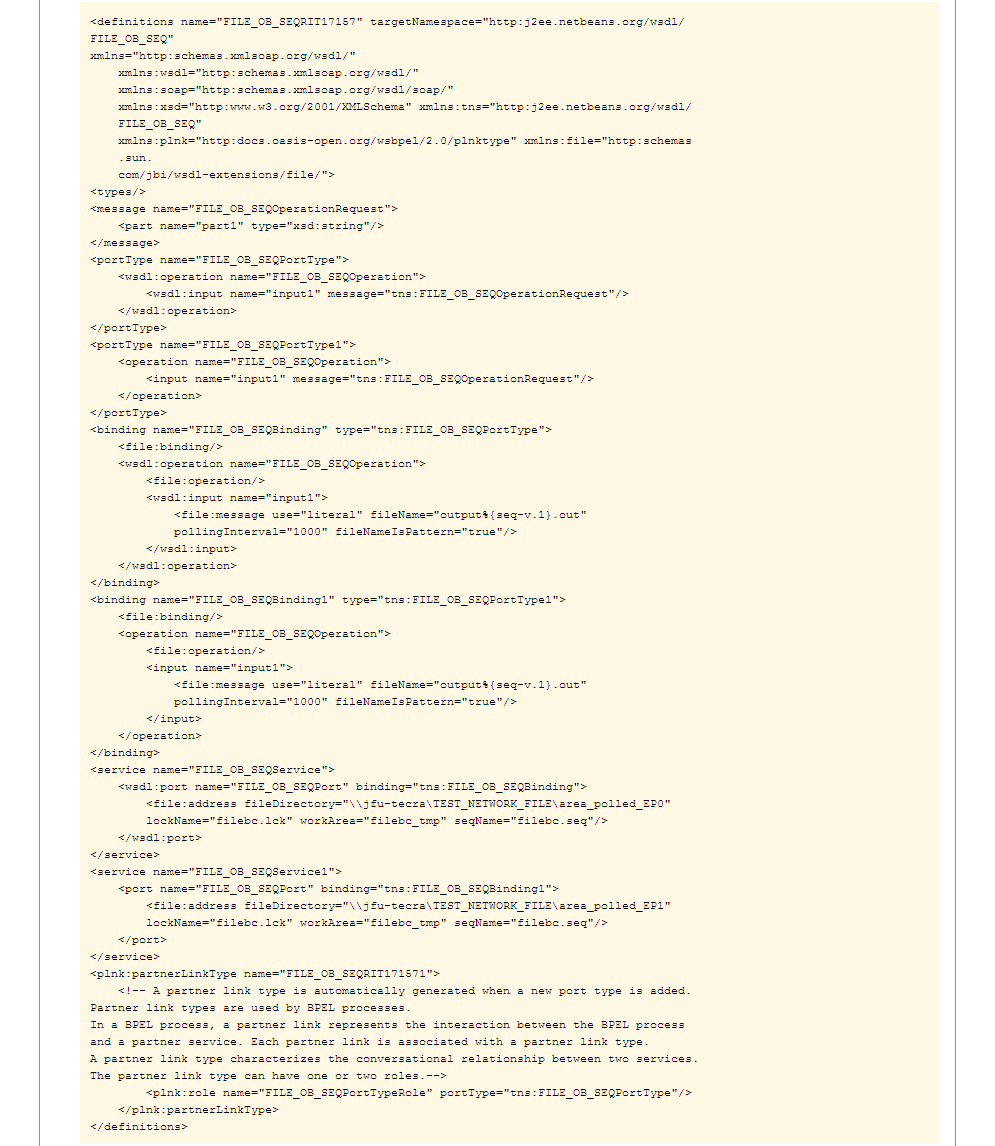 Mapping of a Sequence to a File System