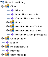 Image displays the BatchLocalFile OTD Structure