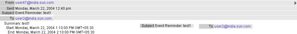 In this figure the  "To" field  is displayed below the  "Subject" field.