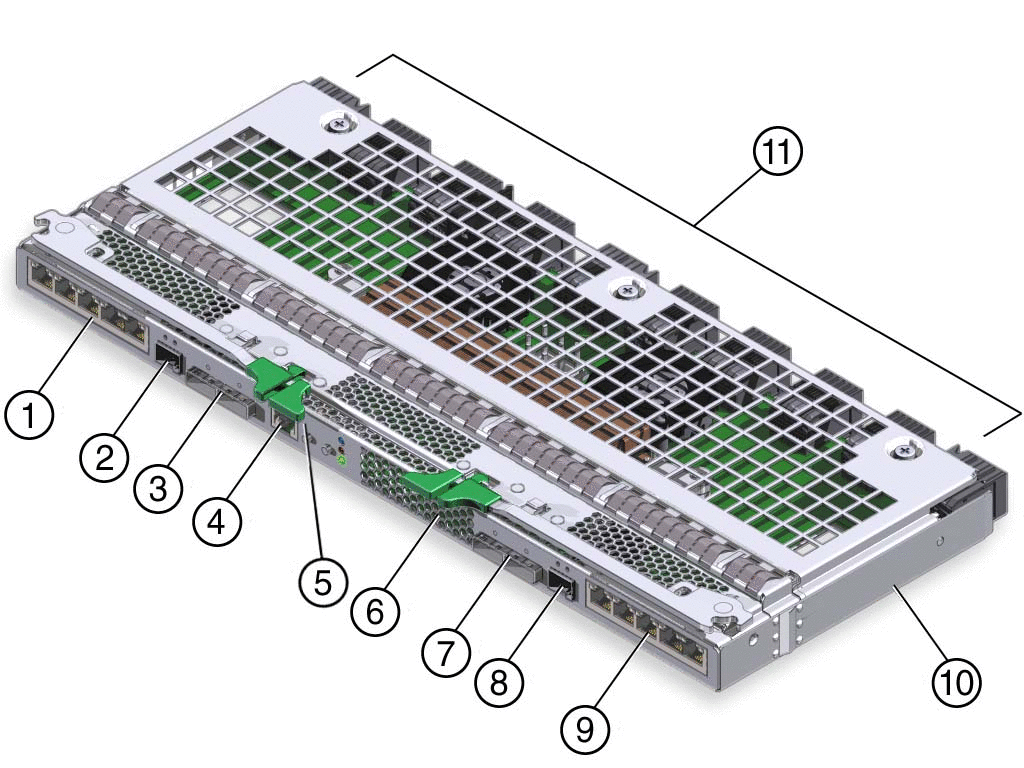 Le schéma représente les composants principaux du module NEM.