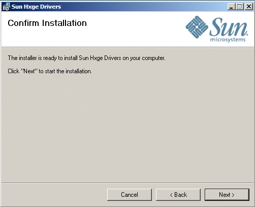 Confirm Installation 페이지를 나타내는 그림