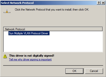 image:Graphic showing the Select Network Protocol dialog