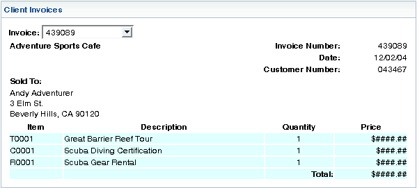 Sample Application for Resource Serving