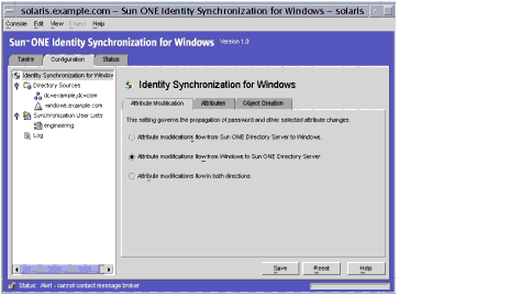 Modification Flow tab.