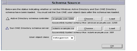 Specify directory schema controller.