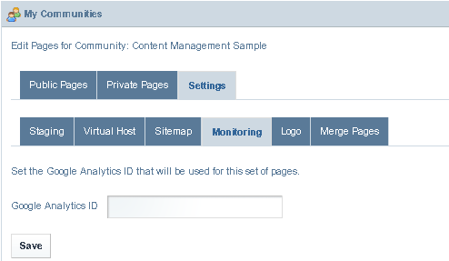 Monitoring Using Google Analytics