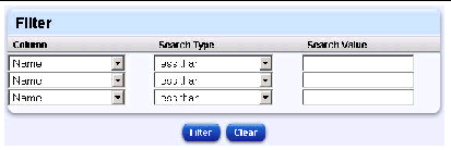 This figure show the Filter Window