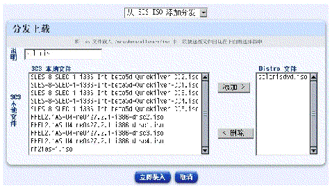 ����Ļ������ʾ�ڡ�����վ���ϴӱ��� ISO �ļ����طַ�����ť�������������ء��͡�ȡ������