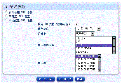 ��ͼ��ʾ Sun JDS �ġ�X ����ѡ����ڡ�