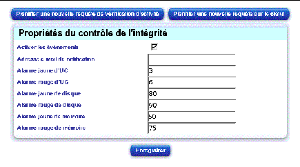 Cette figure illustre le tableau Propri&eacute;t&eacute;s du contr&ocirc;le de l'int&eacute;grit&eacute;.