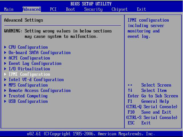 image:Graphic showing BIOS Setup utility: Advanced Settings.