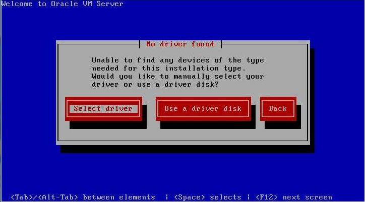image:Graphic showing “no driver” error.