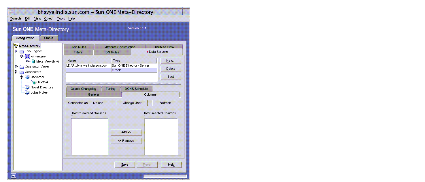 Figure shows the ’Database Credentials’ dialog box.