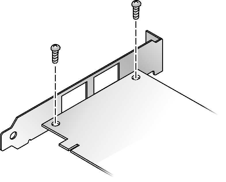 image:Removing the bracket screws