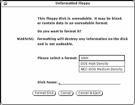 floppy format disk