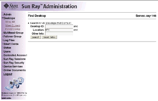 As usual, it is preferable to use the utadmin command rather than this visual display.