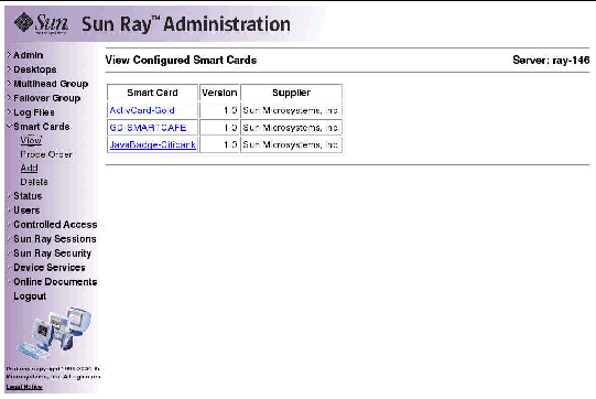 As usual, it is preferable to use the utadmin command rather than this visual display.