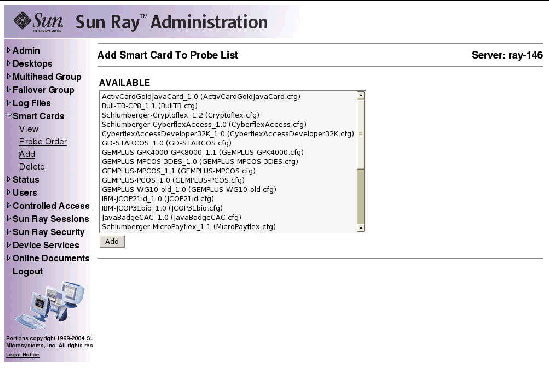 As usual, it is preferable to use the utadmin command rather than this visual display.