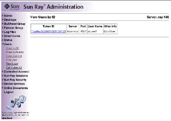 As usual, it is preferable to use the utadmin command rather than this visual display.