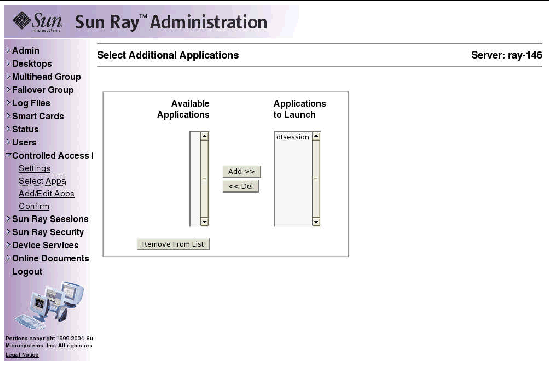 As usual, it is preferable to use the utadmin command rather than this visual display.