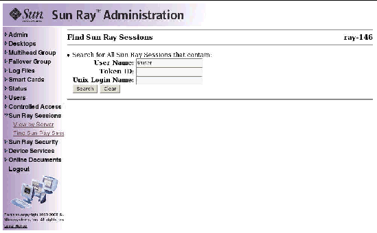 As usual, it is preferable to use the utadmin command rather than this visual display.