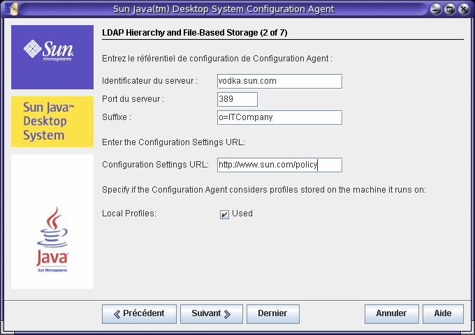 Hiérarchie LDAP et stockage fichier